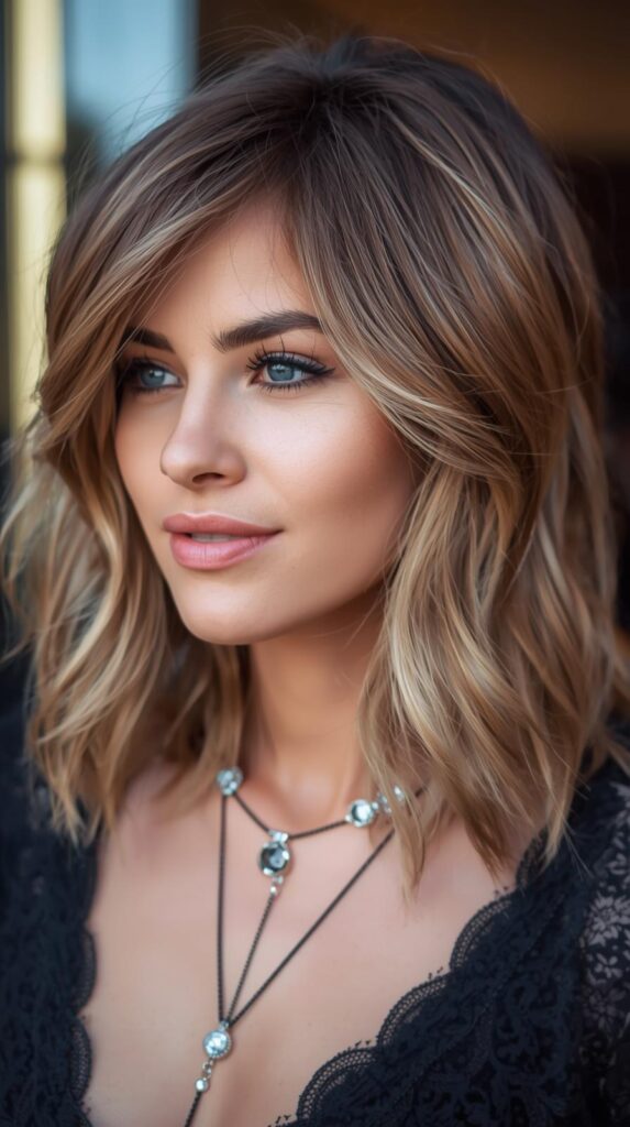 1. Classic Layered Midlength Cut