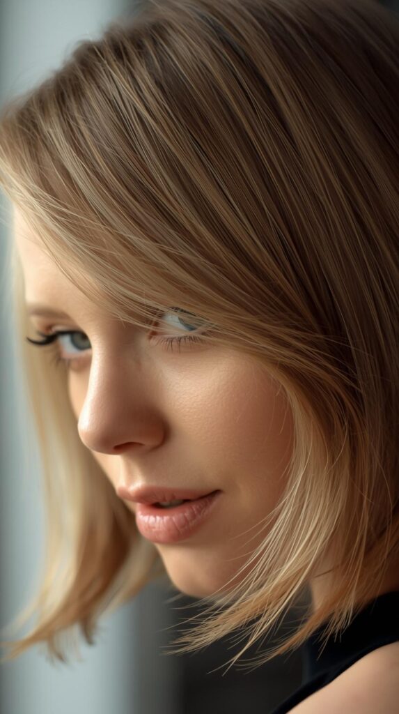 1. Layered Bob for a Fresh Look