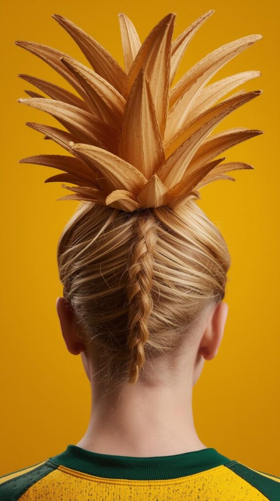 10. Pineapple Updo for Game Day