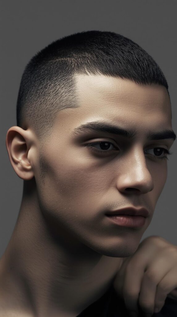 10. Shaved Fade Hairstyle