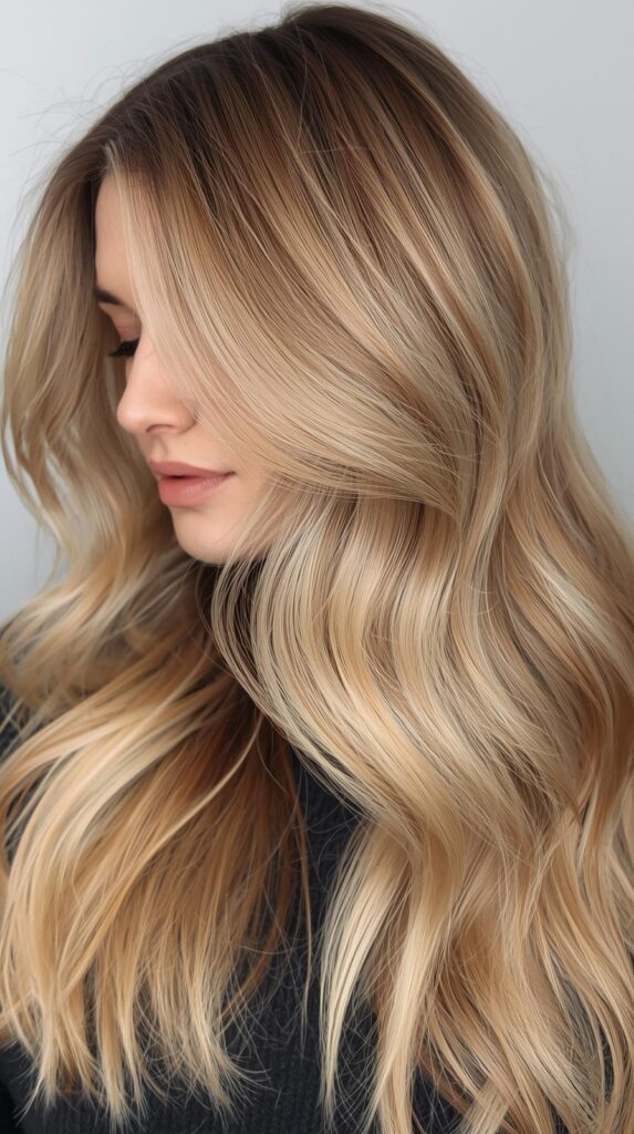 11. Rooted Blonde Look