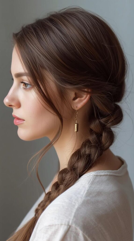 11. Side Braid for Quick Styling
