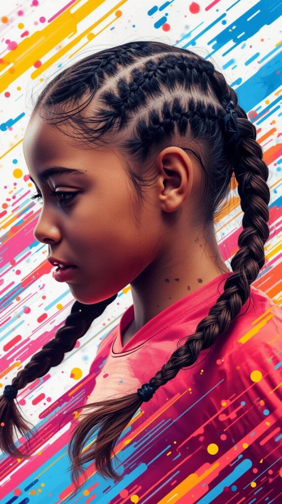 12. Braided Pigtails for a Sporty Vibe