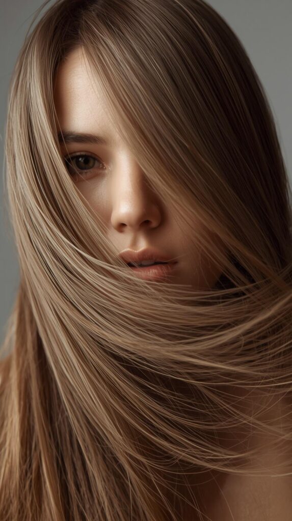 2. Face-Framing Long Layers