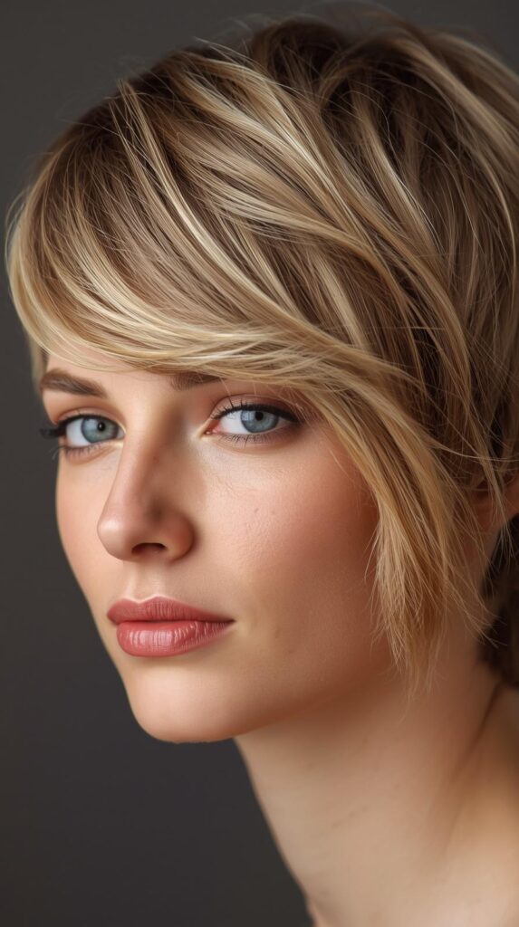 2. Honey Blonde Highlights on Short Hair