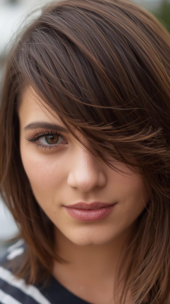 2. Layered Chin Length Cut