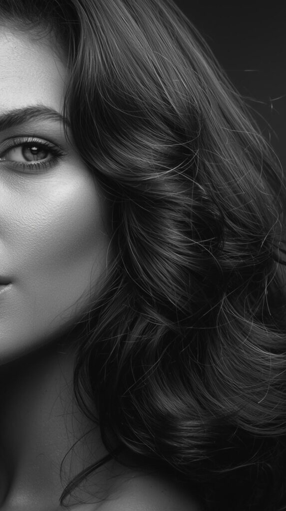 2. Side-Parted Soft Finger Waves