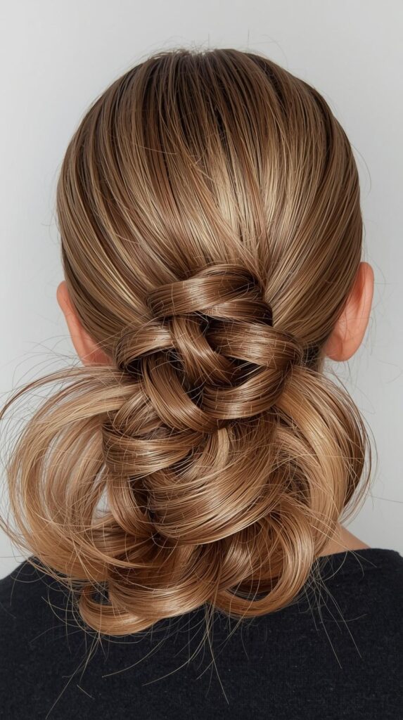 3. Bubble Ponytail for a Fun Look