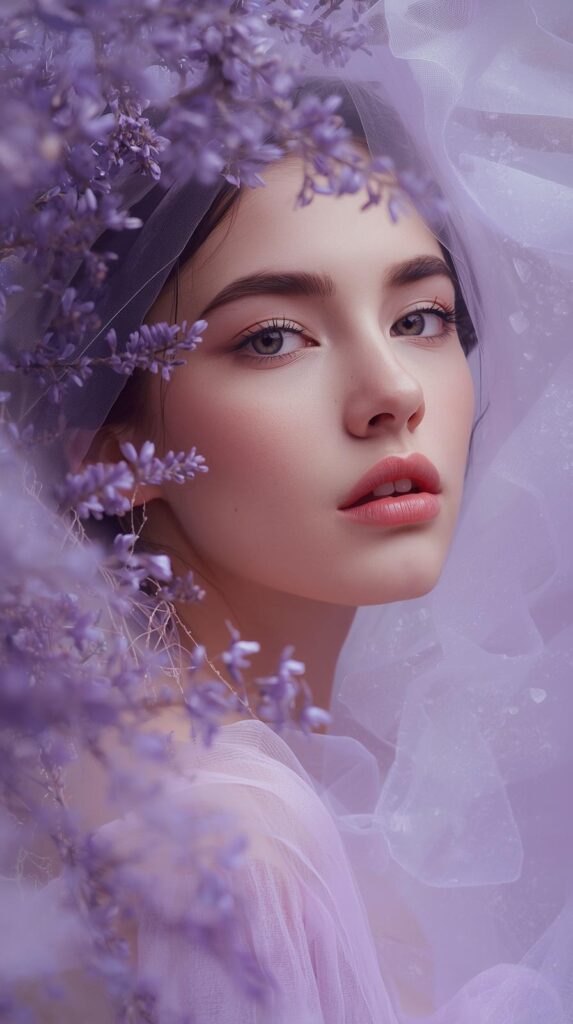 3. Lavender Peekaboo for Romantic Dimension