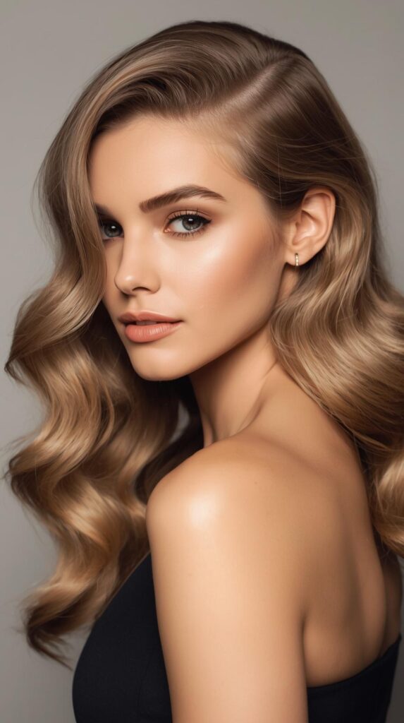 5. Finger Waves with Deep Side Sweep