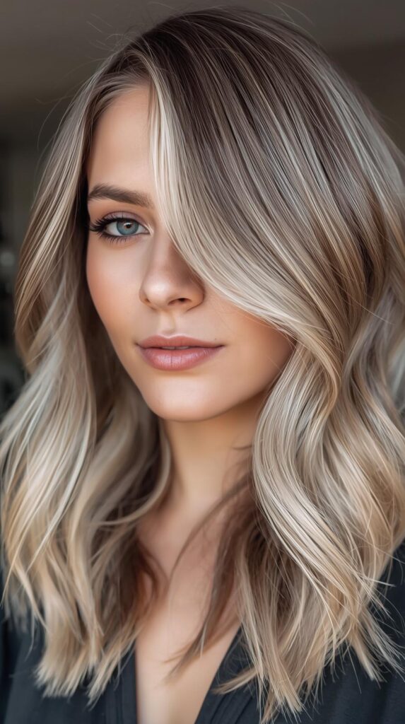 6. Ash Blonde Balayage