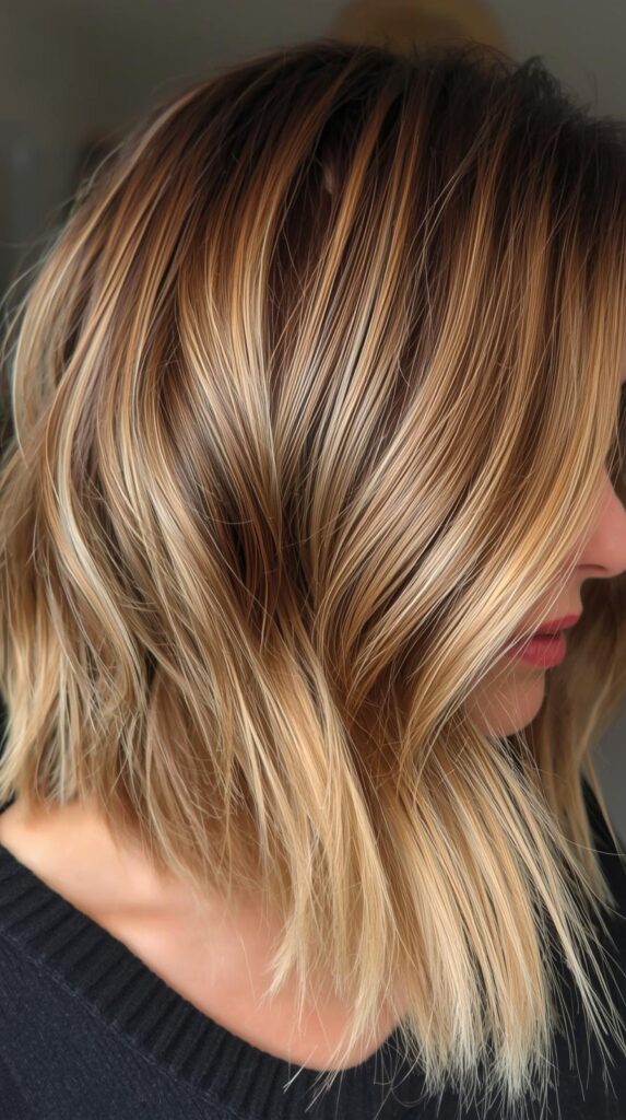 6. Balayage on Short Hair