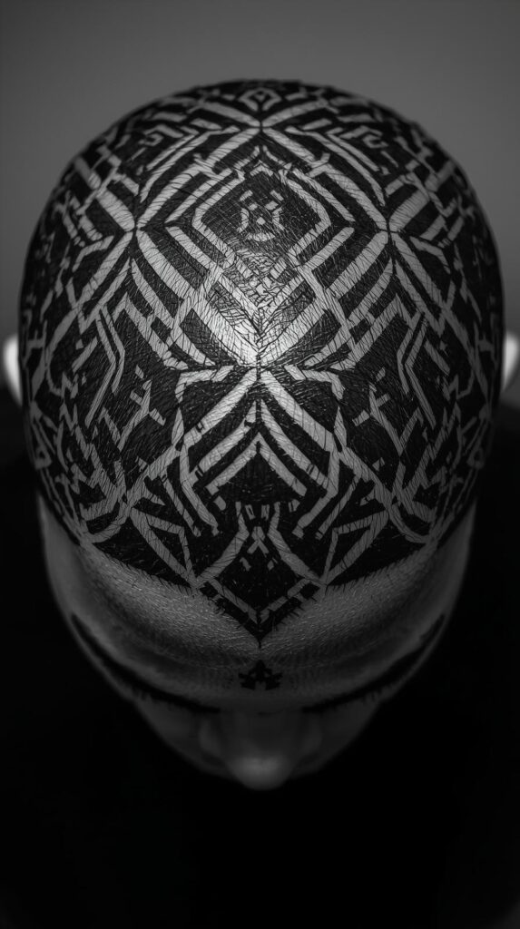 6. Patterned Shaved Design