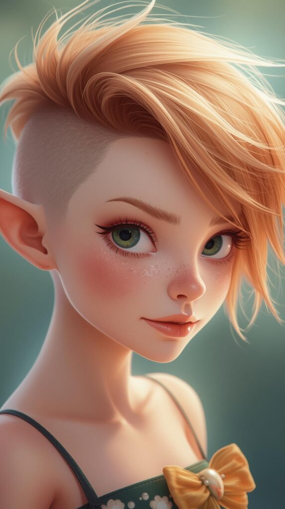 6. Pixie with Subtle Undercut