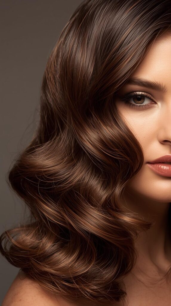 6. Wet Look Finger Waves