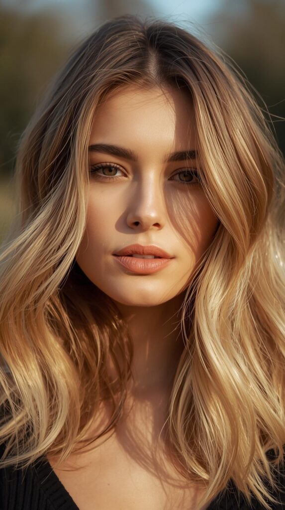 7. Honey Blonde Balayage
