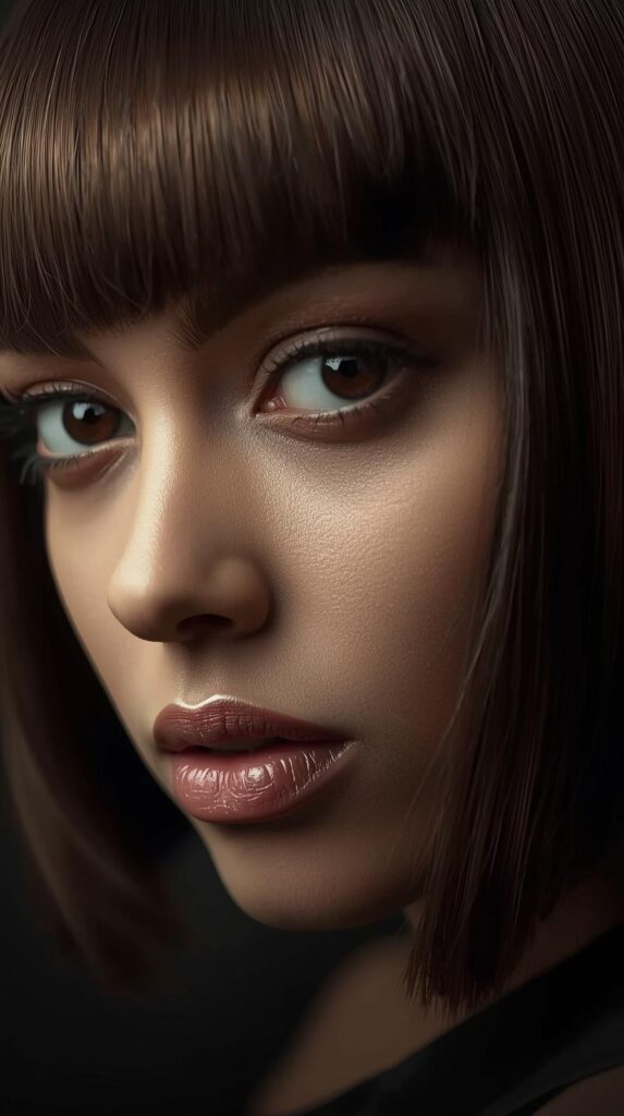 7. Sleek and Straight Rachel Cut