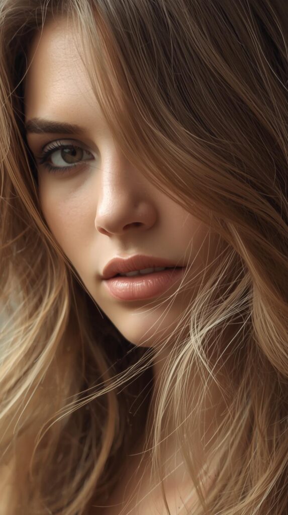 7. Wispy Layered Midlength Hair