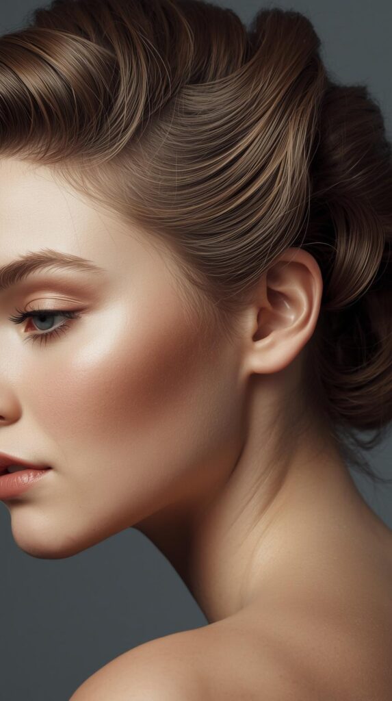 8. Finger Waves with Tucked Sides