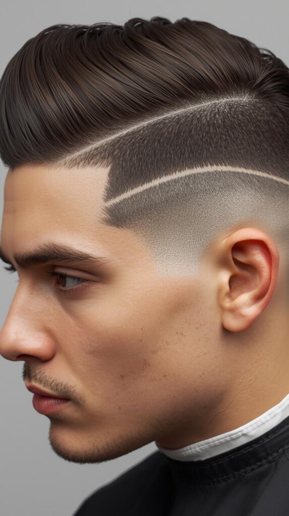 8. Half Shaved Hairstyle