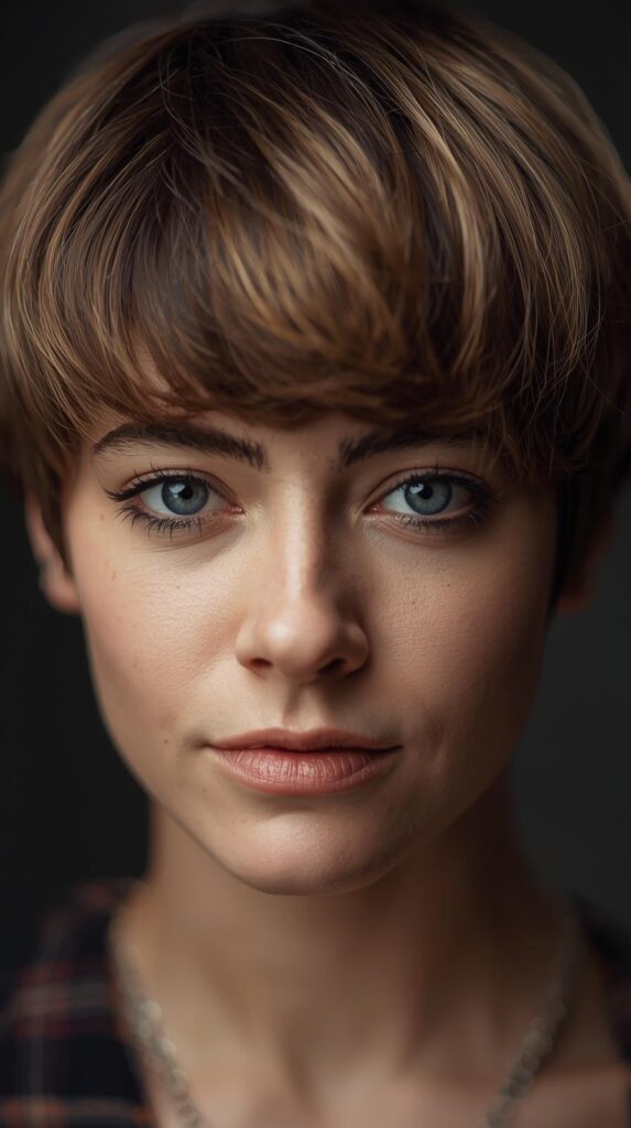 8. Short Rachel Haircut with Face-Framing Layers