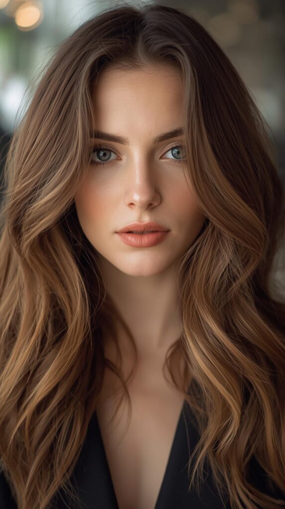 8. Wavy Medium Layered Hair