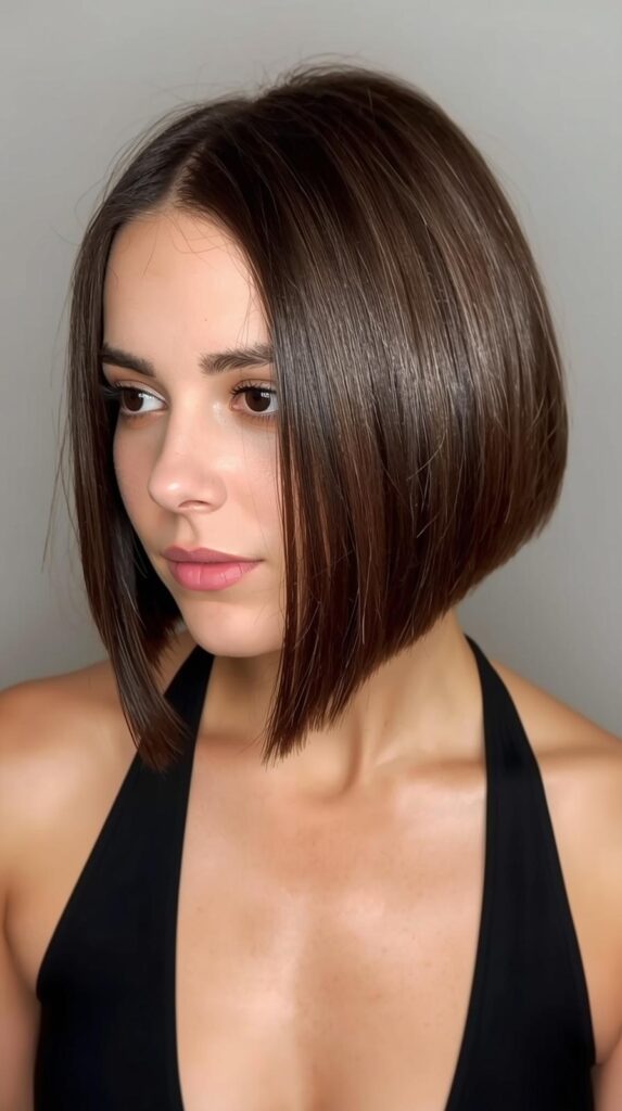 9. Chin Length Inverted Bob