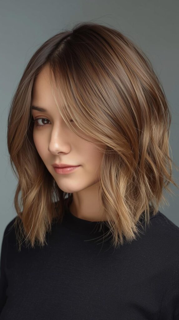 9. Layered Lob (Long Bob)