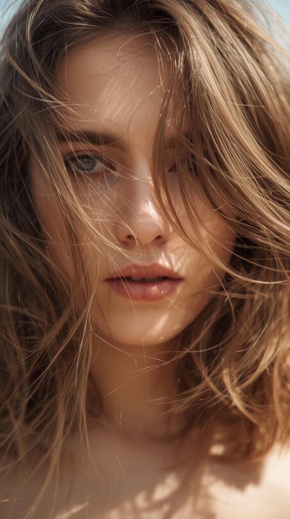 9. Wispy Layered Medium Hair