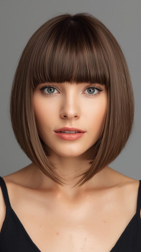 1. Classic Blunt Chin Bob