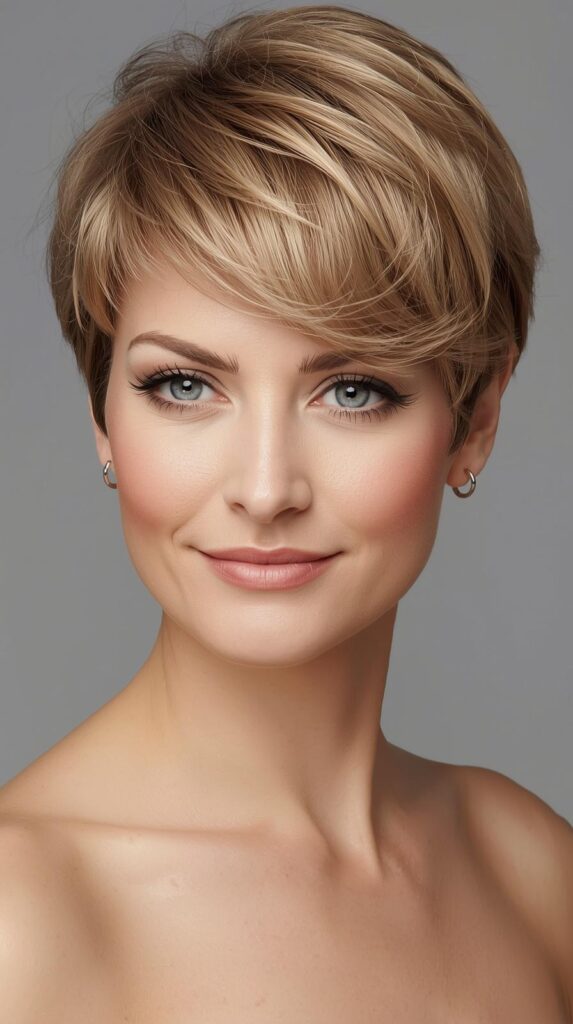 Classic Pixie Cut with Soft Bangs