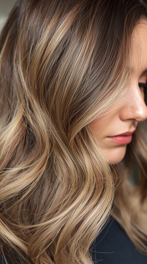 10. Beige Brown Balayage