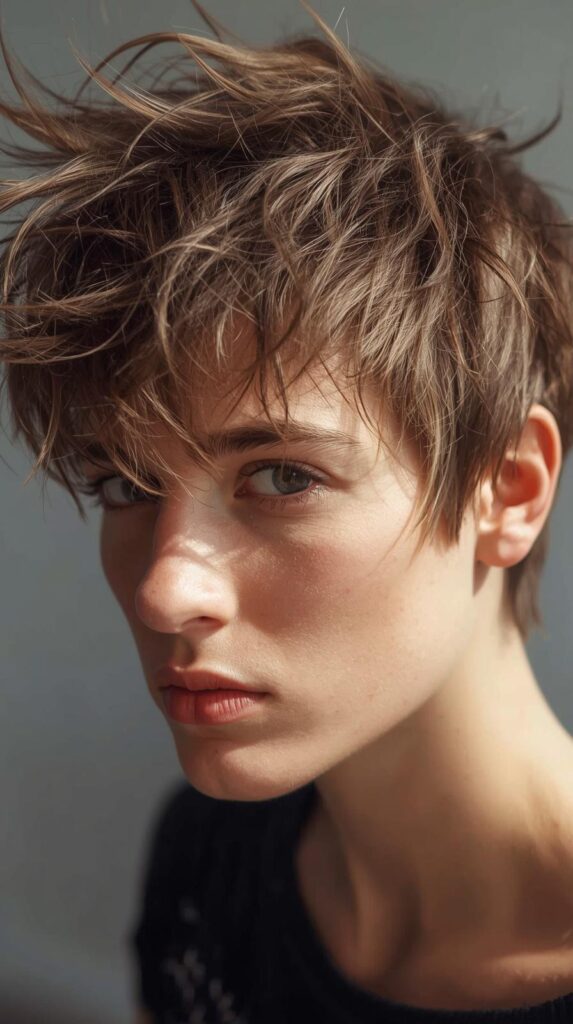 10. Messy Textured Bixie