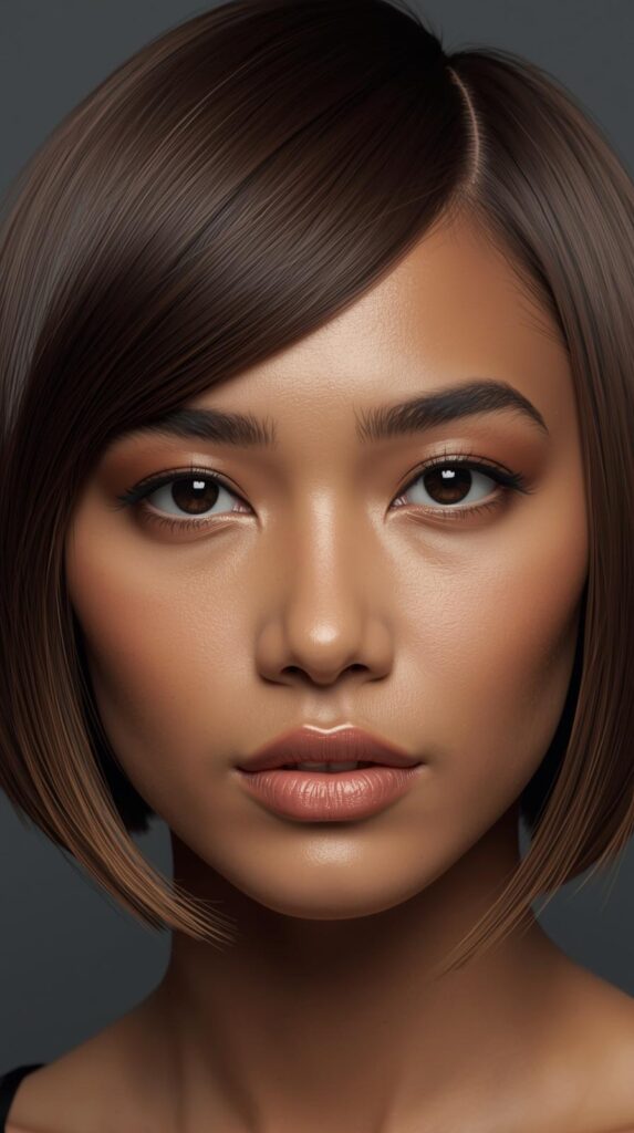 10. Short Bob with Side Part