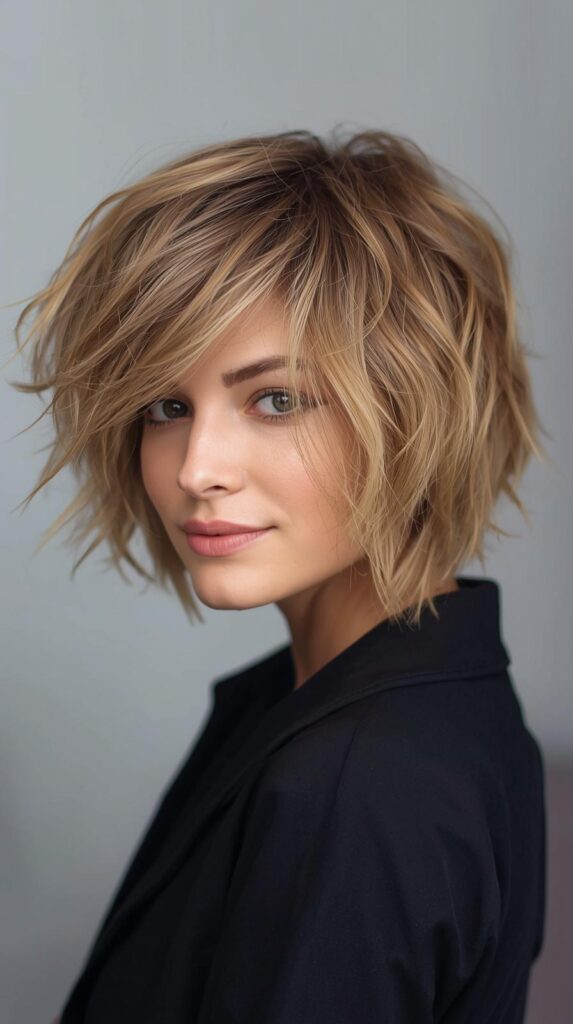 11. Choppy Short Bob