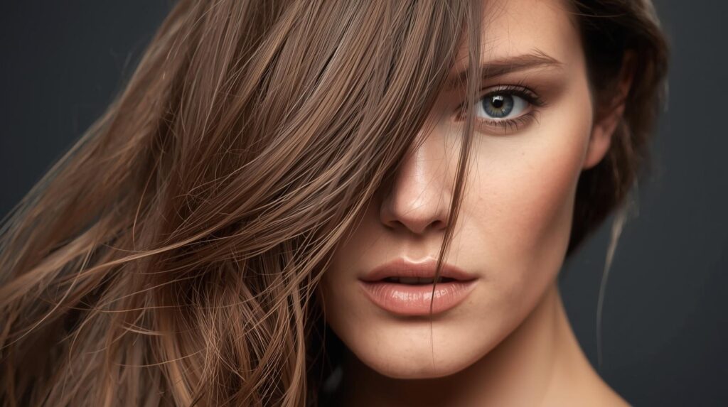Loose Hair with Deep Side Part