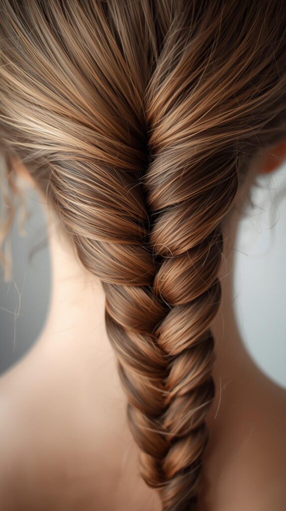 11. Simple Fishtail Braid