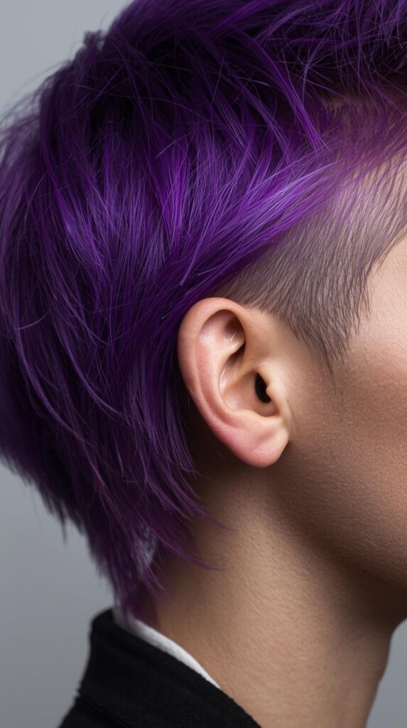 12. Purple Alt Hair with Undercut