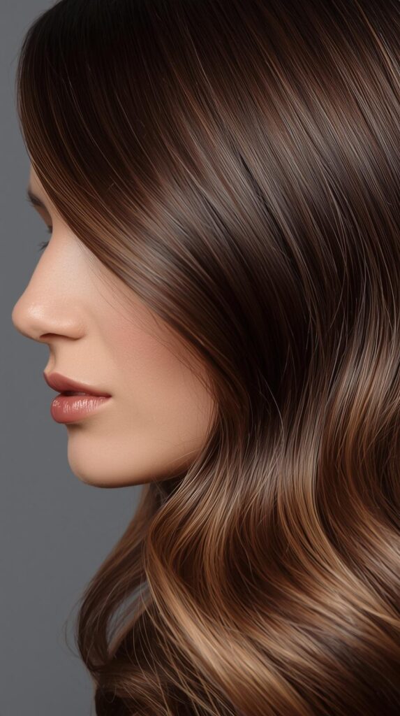 2. Chocolate Brown Balayage