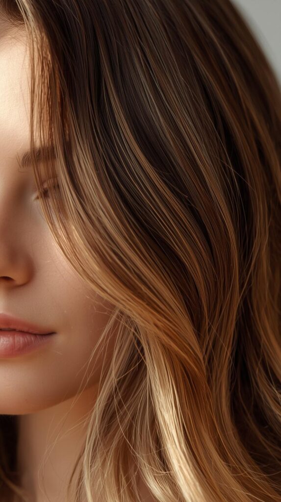 2. Honey Blonde Highlights on Brown Hair