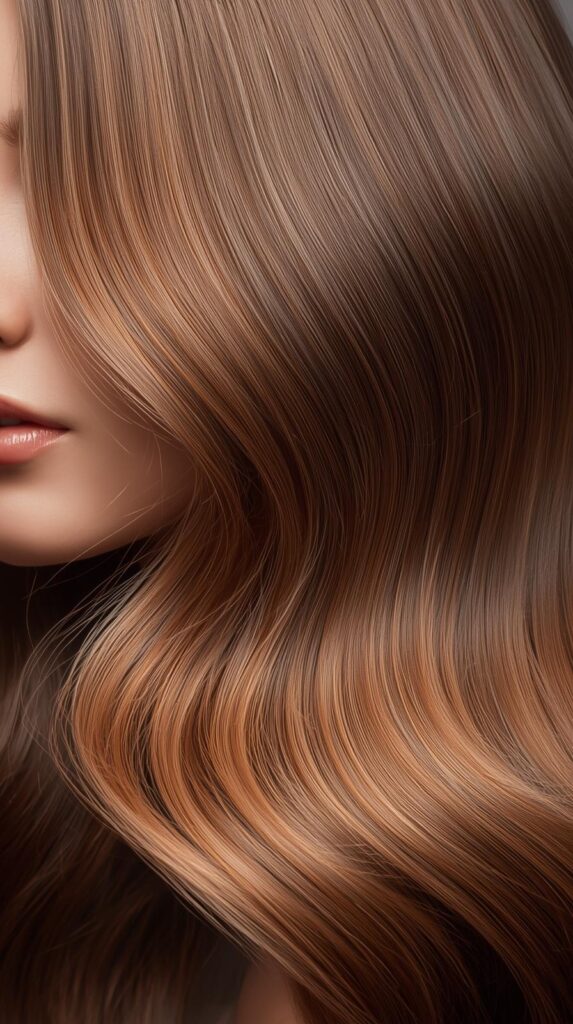 2. Rose Gold Brown Balayage Blend