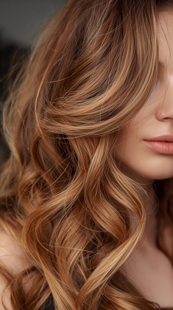 3. Honey Caramel Balayage Curls