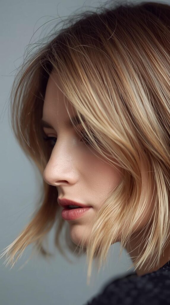 3. Layered Chin Length Haircut