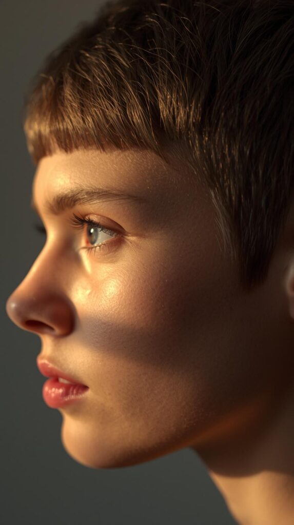 7. Textured Bixie with Highlights