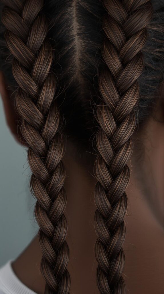 8. Double Braided Pigtail