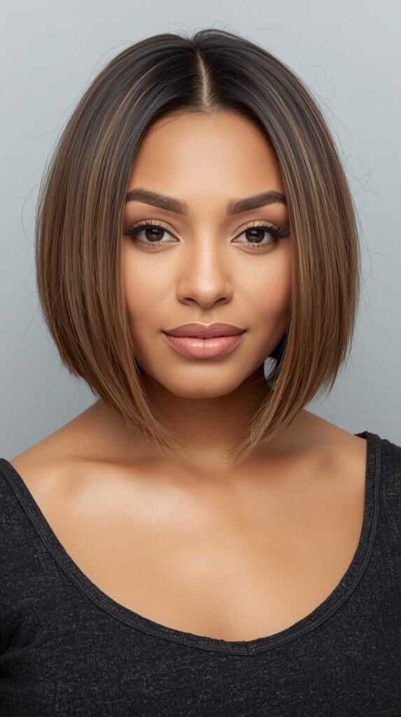 8. Sleek Chin-Length Bob