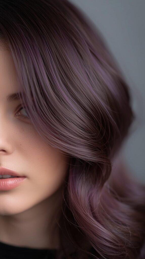 8. Smoky Purple Balayage