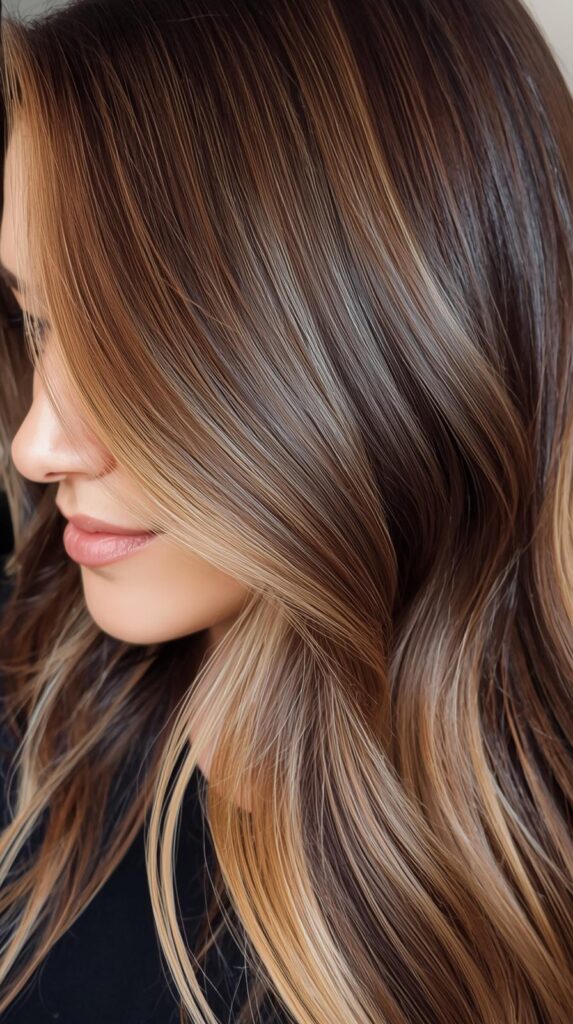 9. Espresso Brown Balayage