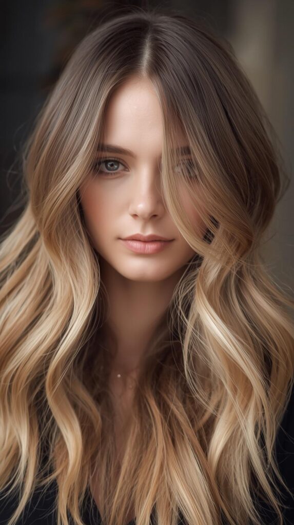 Long Layers with Face-Framing Pieces