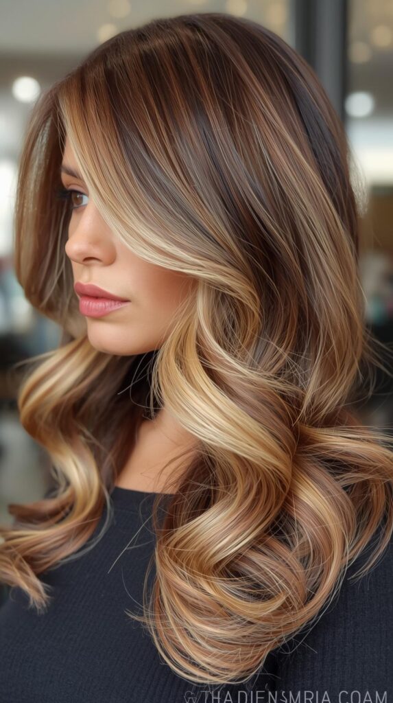 Classic Brown and Blonde Wig